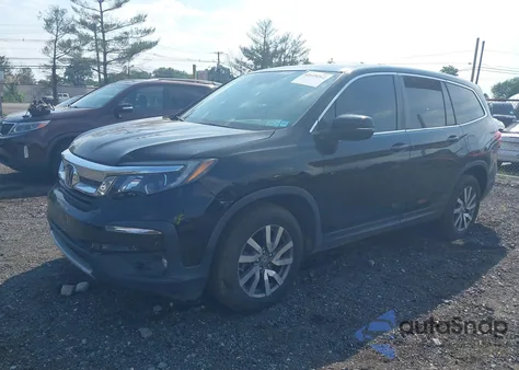 2020 Honda Pilot Awd Ex-L из США, поврежденный, VIN 5FNYF6H50LB040573